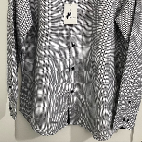 Alex Vando Button-Down Shirt Style Size Large - Picture 3 of 10